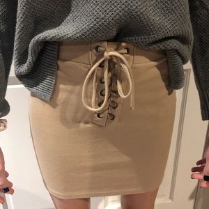 (SOLD) Tan Skirt